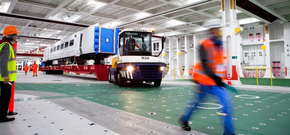 Hitachi Transport System Europe is using Teesport to handle the majority of its rail car imports
