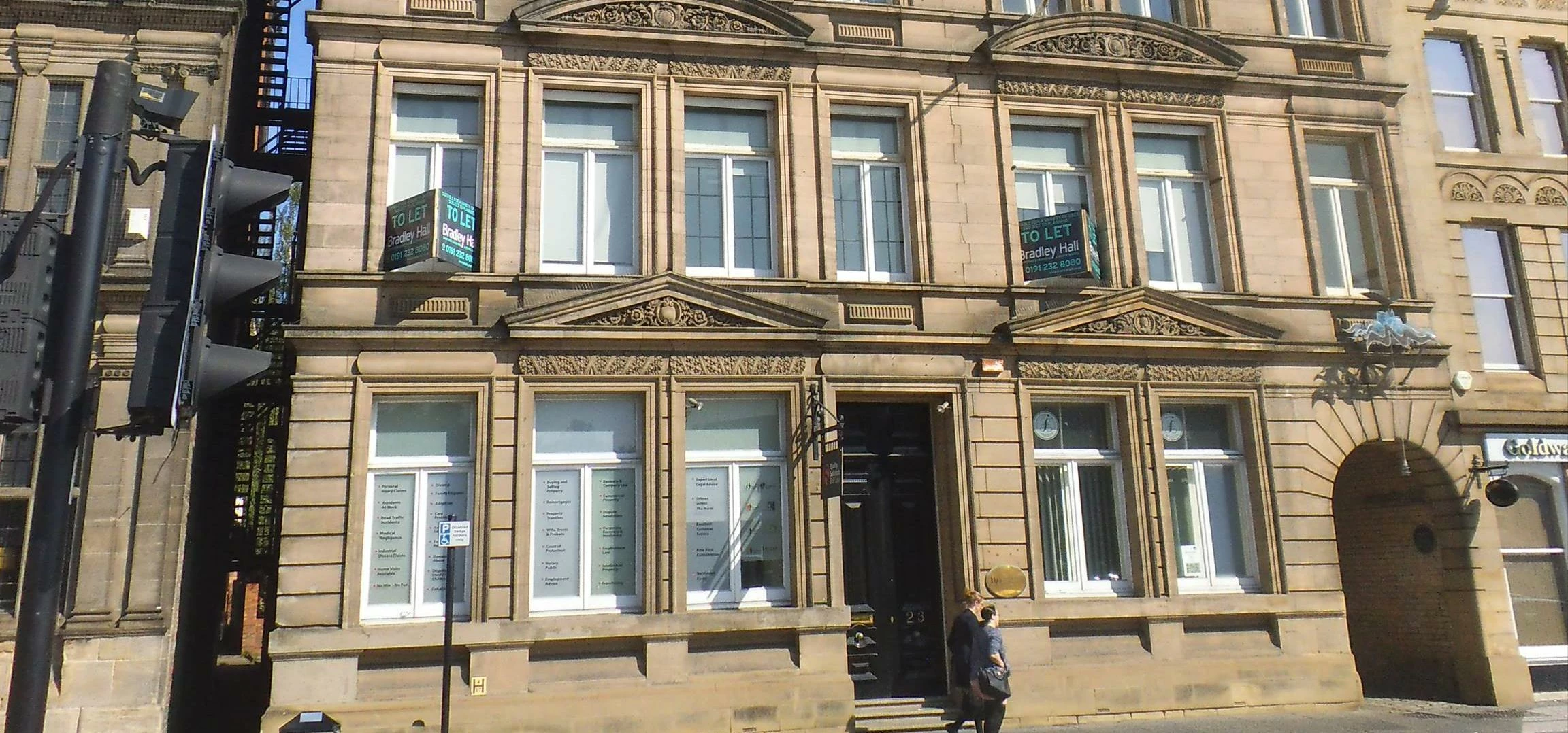 Eldon Chambers on Newcastle Quayside