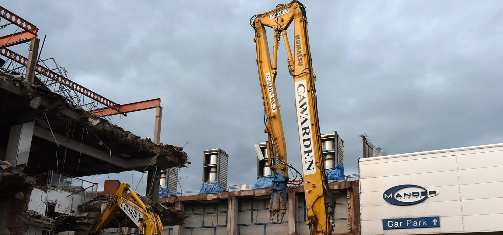 Demolition of Wolverhampton's Mander Centre gathers pace 