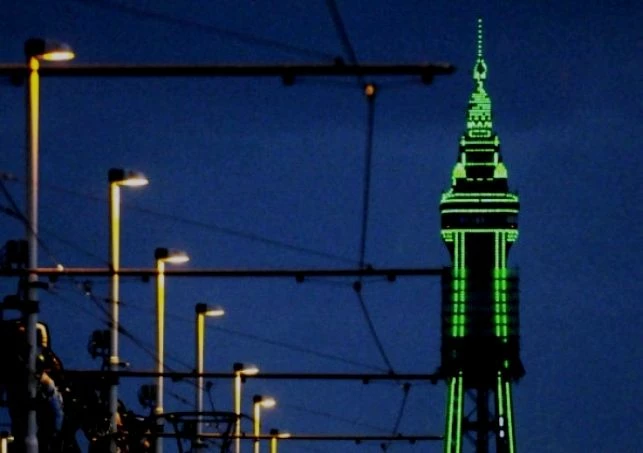 Blackpool Tower green