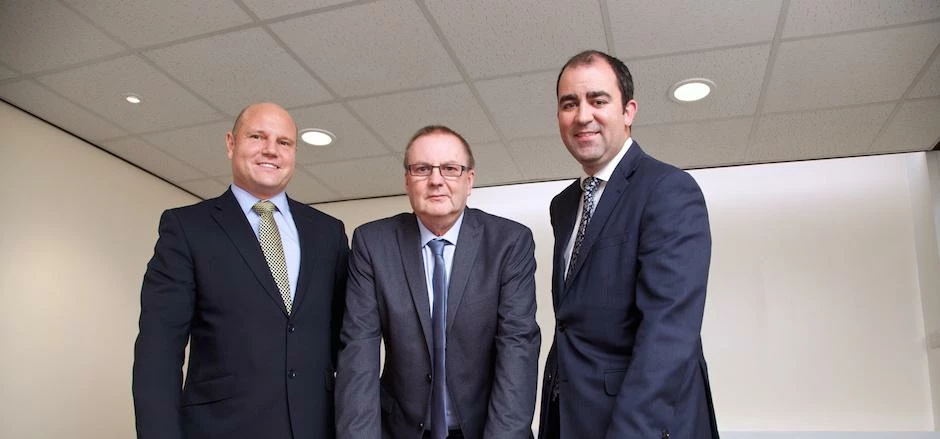 Ian Parsons (Parsons Accountants), Malcolm Knapton (Southern Redfern), Ben Kimball (Lloyds Bank).