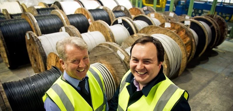 Kevin Martin (left) and Iain Jenkinson