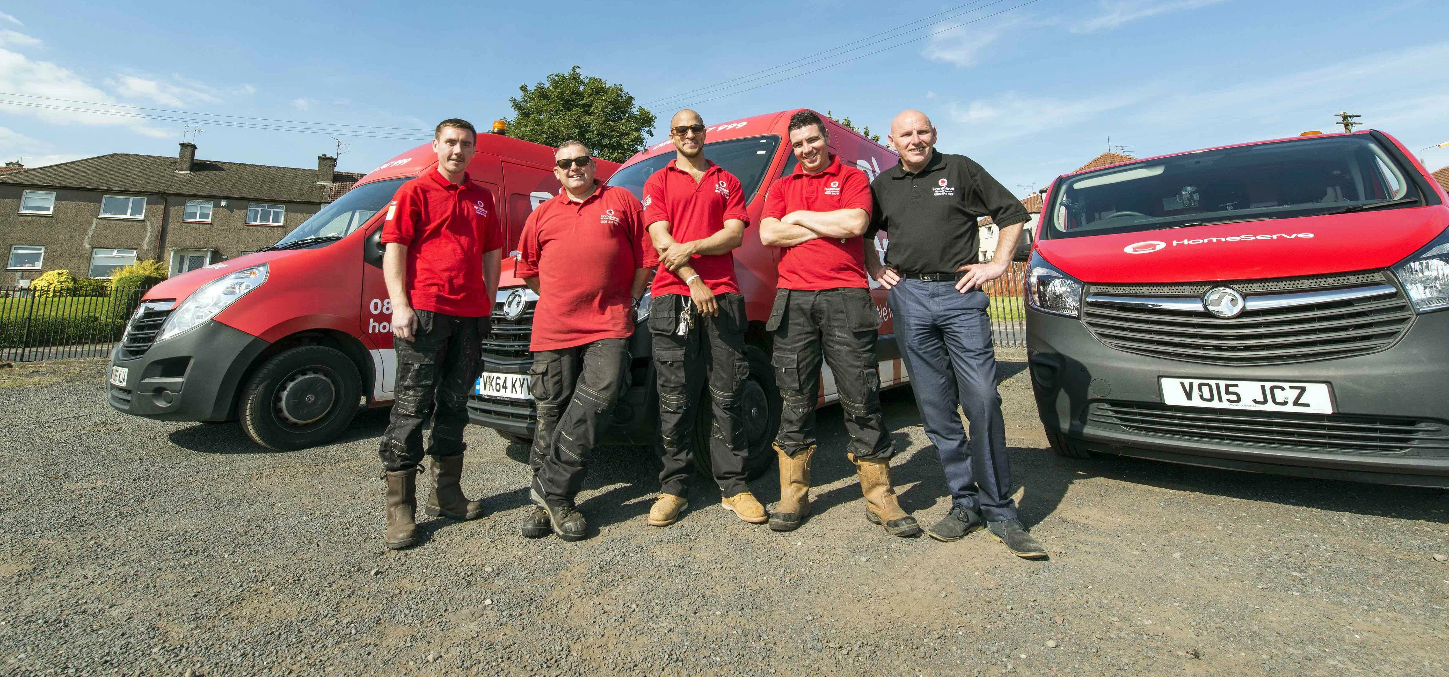 HomeServe’s team of Scottish engineers on standby to support local community projects in Edinburgh a