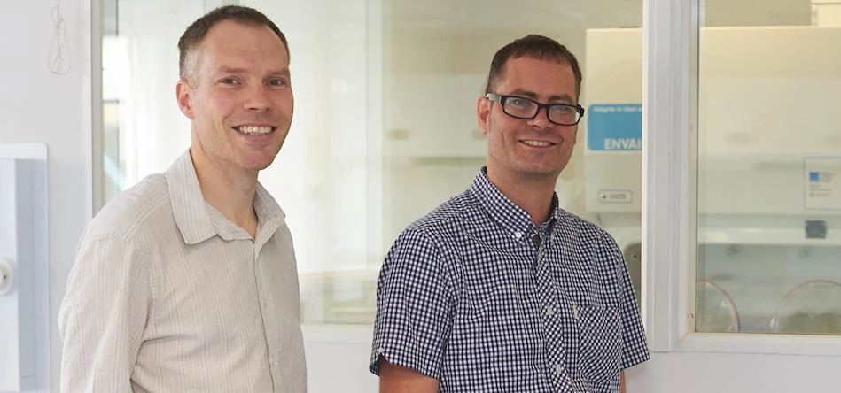 YProTech MD Tom Screen (left) with the firm's director of business development, Stuart Brown