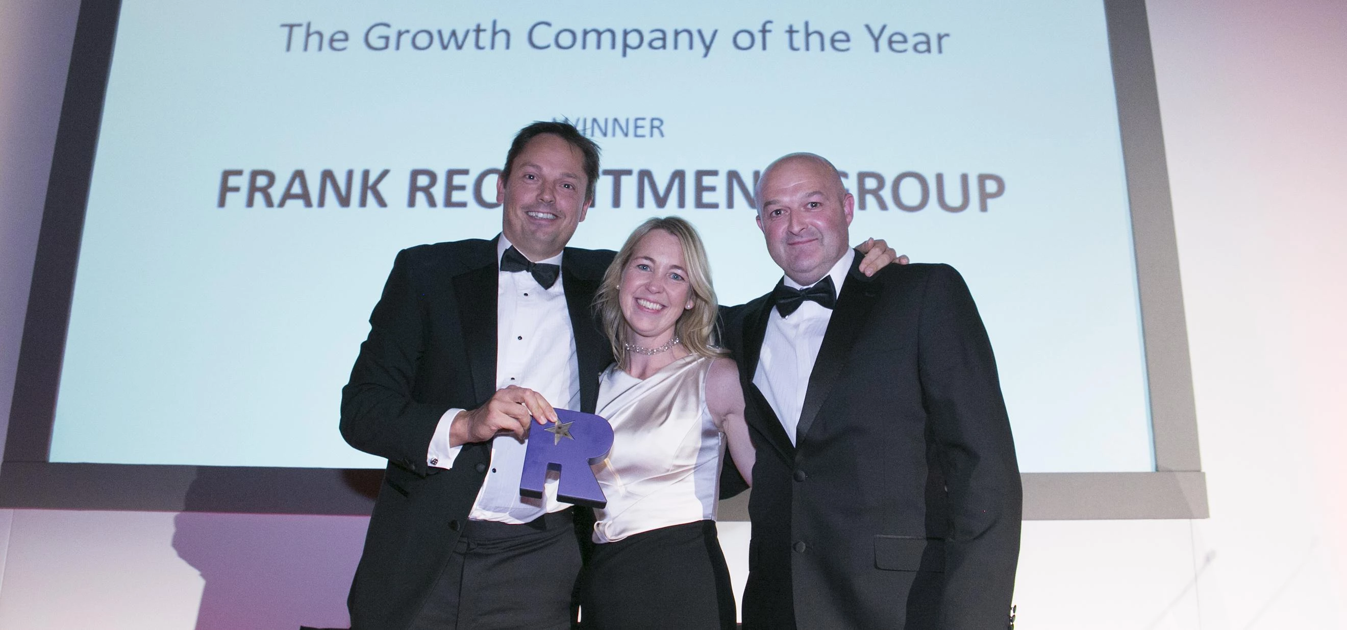 Frank Recruitment Group co-founder Nigel O Donoghue (left) with Senior Director Andy Mason (right)
