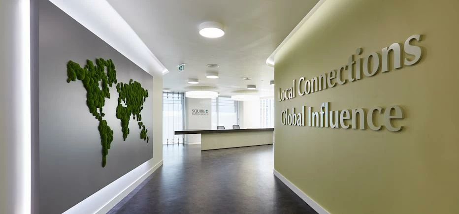 The law firm's new office in 6 Wellington Place, Leeds.