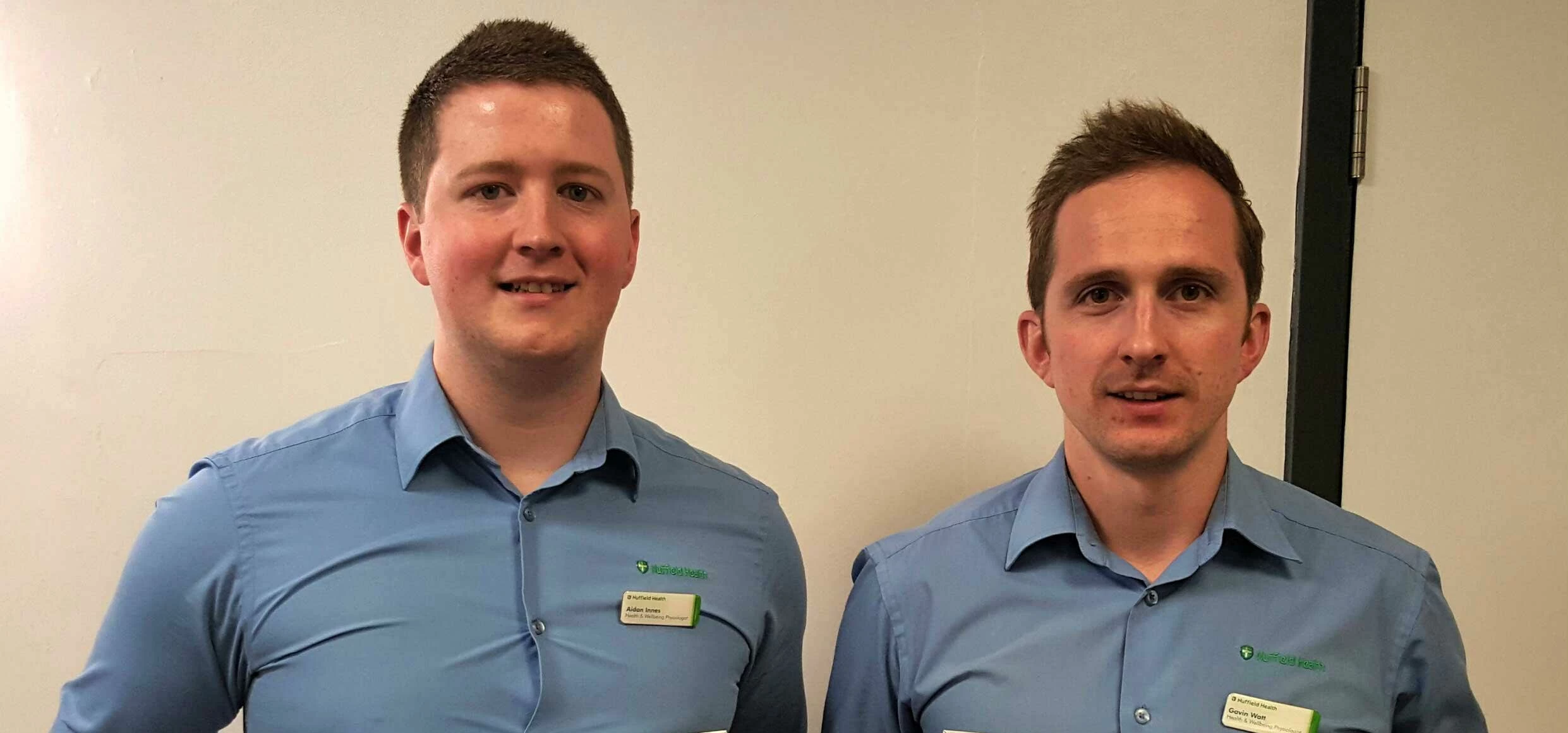 Pictured l-r is Aidan Innes and Gavin Watt, health and wellbeing physiologists at Nuffield Health Ne