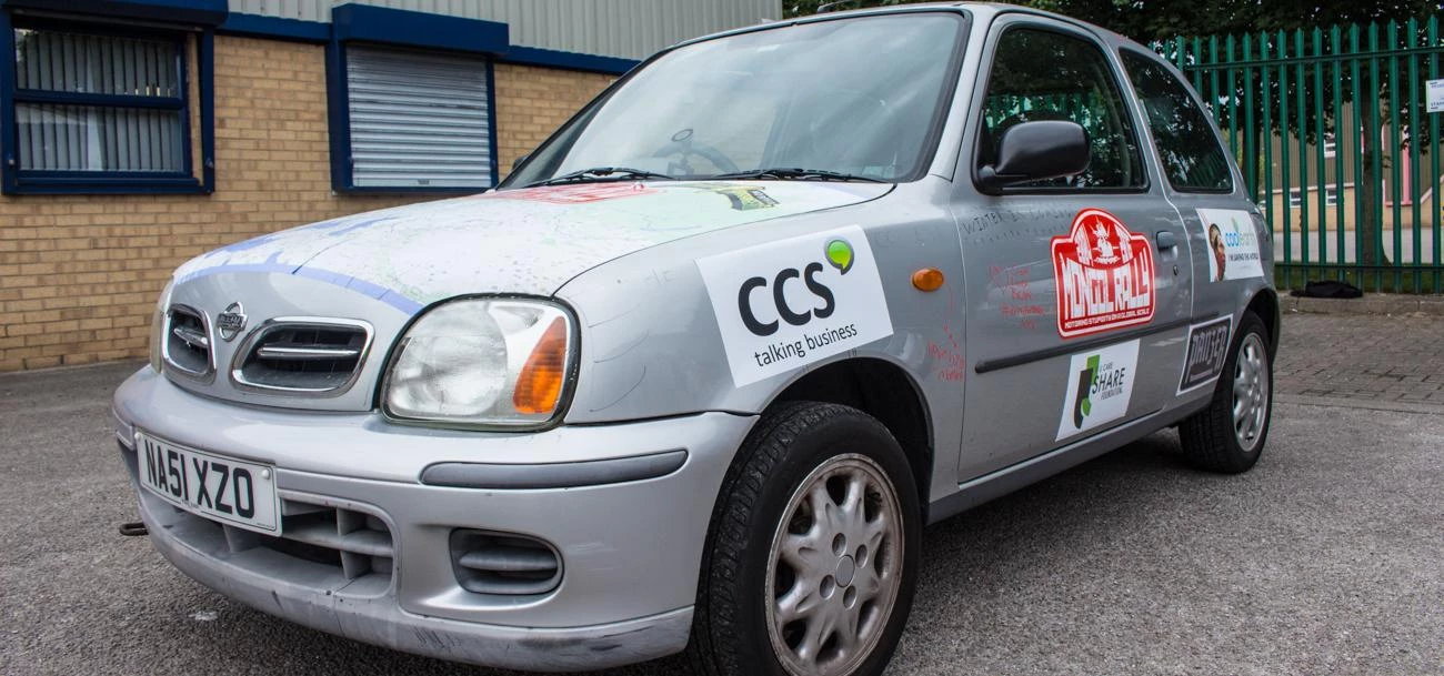 CCS sponsors north east charity rally team
