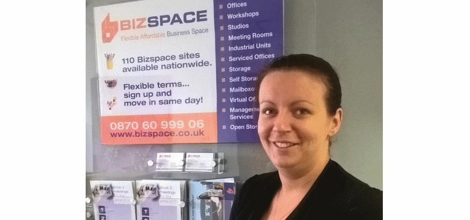 Zoe Wadsworth, manager of Bizspace's Oaks Business Park