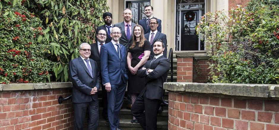 Chris Allen, managing partner at Blacks (centre), and the CoCo team.