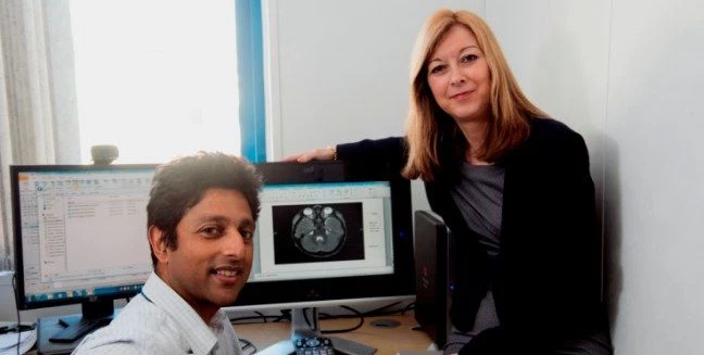 Dr Ram Kumar with Dr Liz Mear, CEO of the NWC AHSN