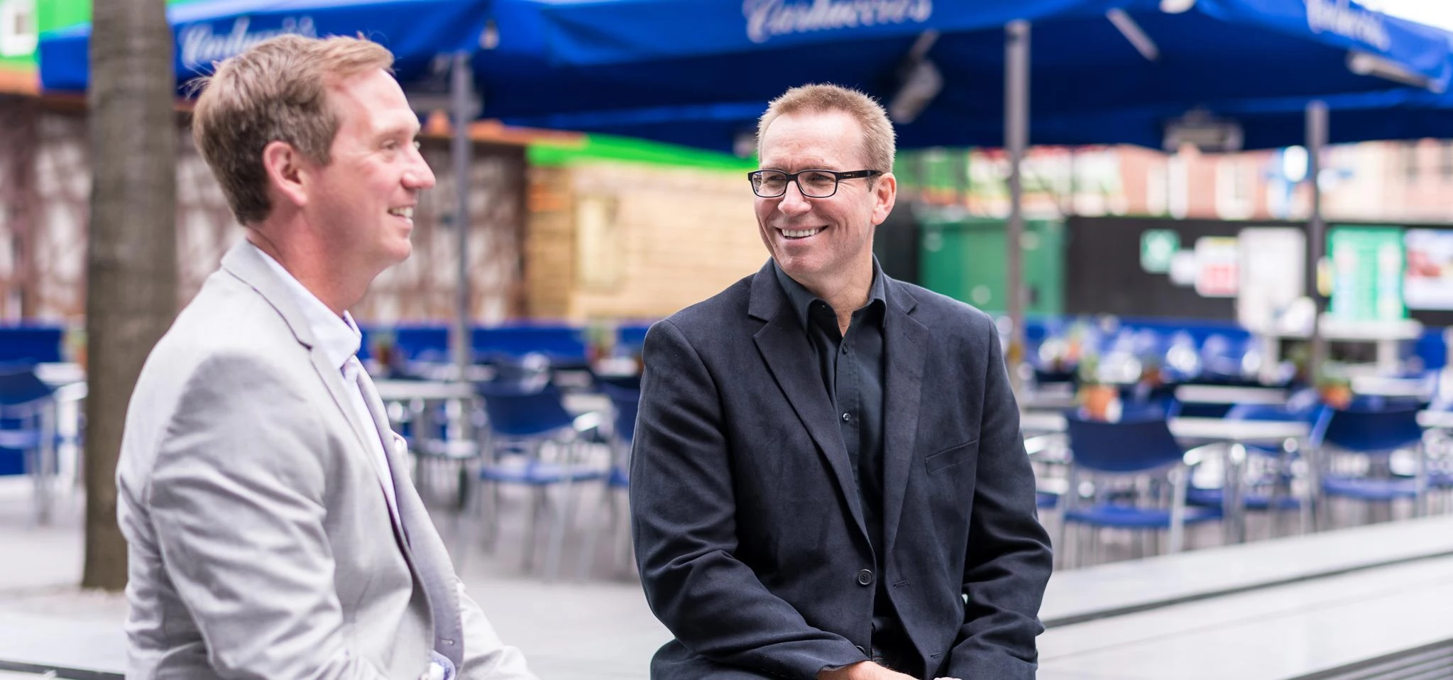 Paul Tooth, CEO and co-founder, BrightHR with CMO and co-founder Paul Harris