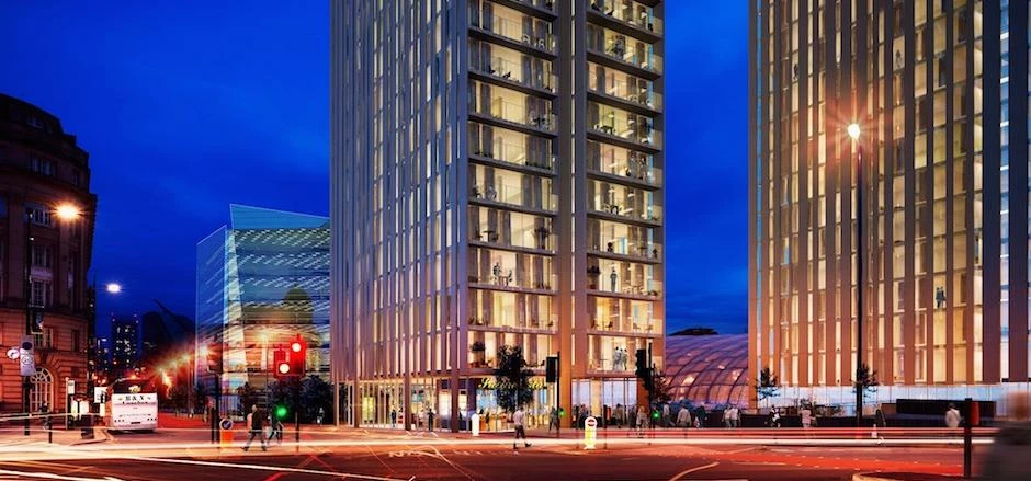 CGI image of the new residential scheme.