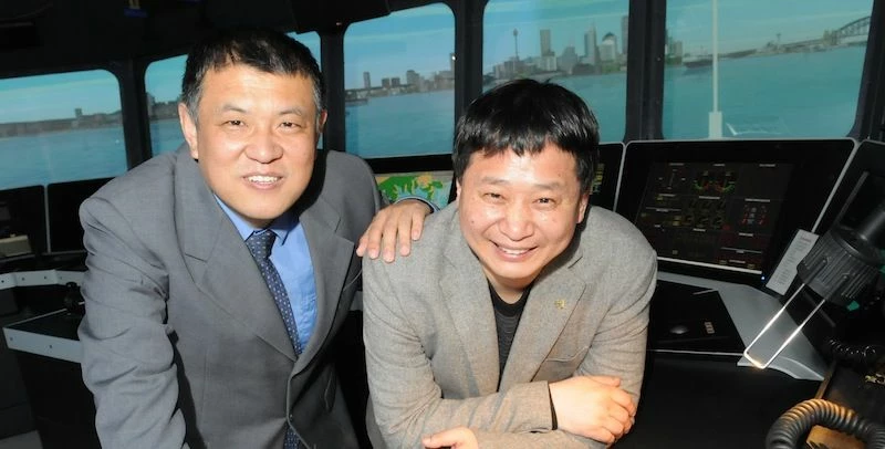 Mr Li (left) and Mr Zhang (right)