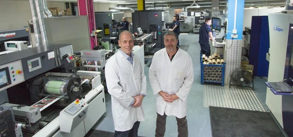 Springfield Solutions’ joint managing director, Dennis Ebeltoft (L) and Steve Nix, print operations