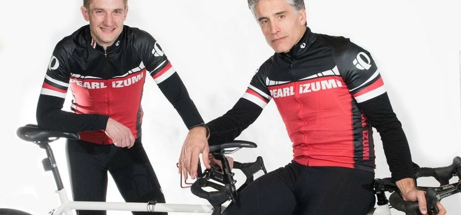 New Tandem End to End Record Holders Charlie Mitchell (left) and Dominic Irvine (right)