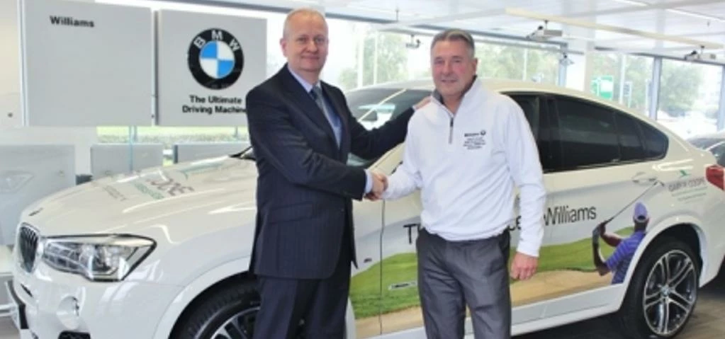 Franchise Director Jason Almond with Gary Coope
