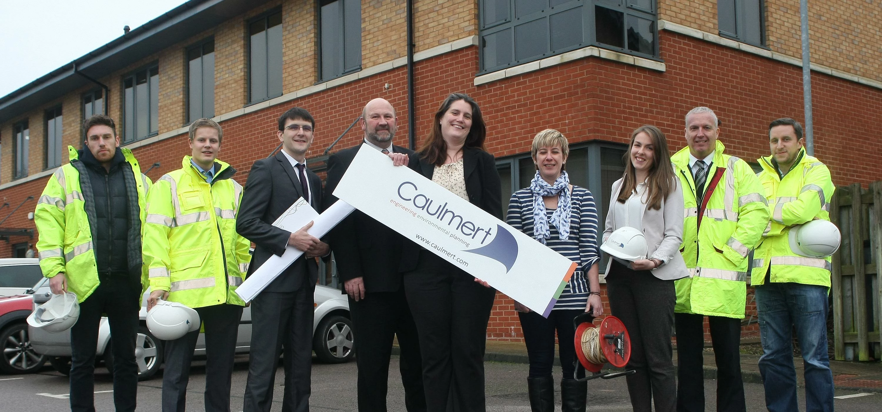 The Nottingham-based team from Caulmert, which is looking to double its staff over the coming 12 mon