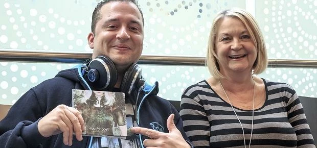 Pictured from left to right: Denes Szigeti (Shamanize Records) with Sue Heath (SPEED Plus)