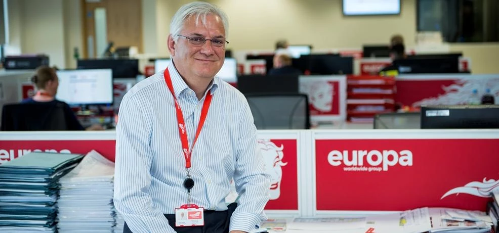 Carl Potter, HR and Facilities Manager at Europa 