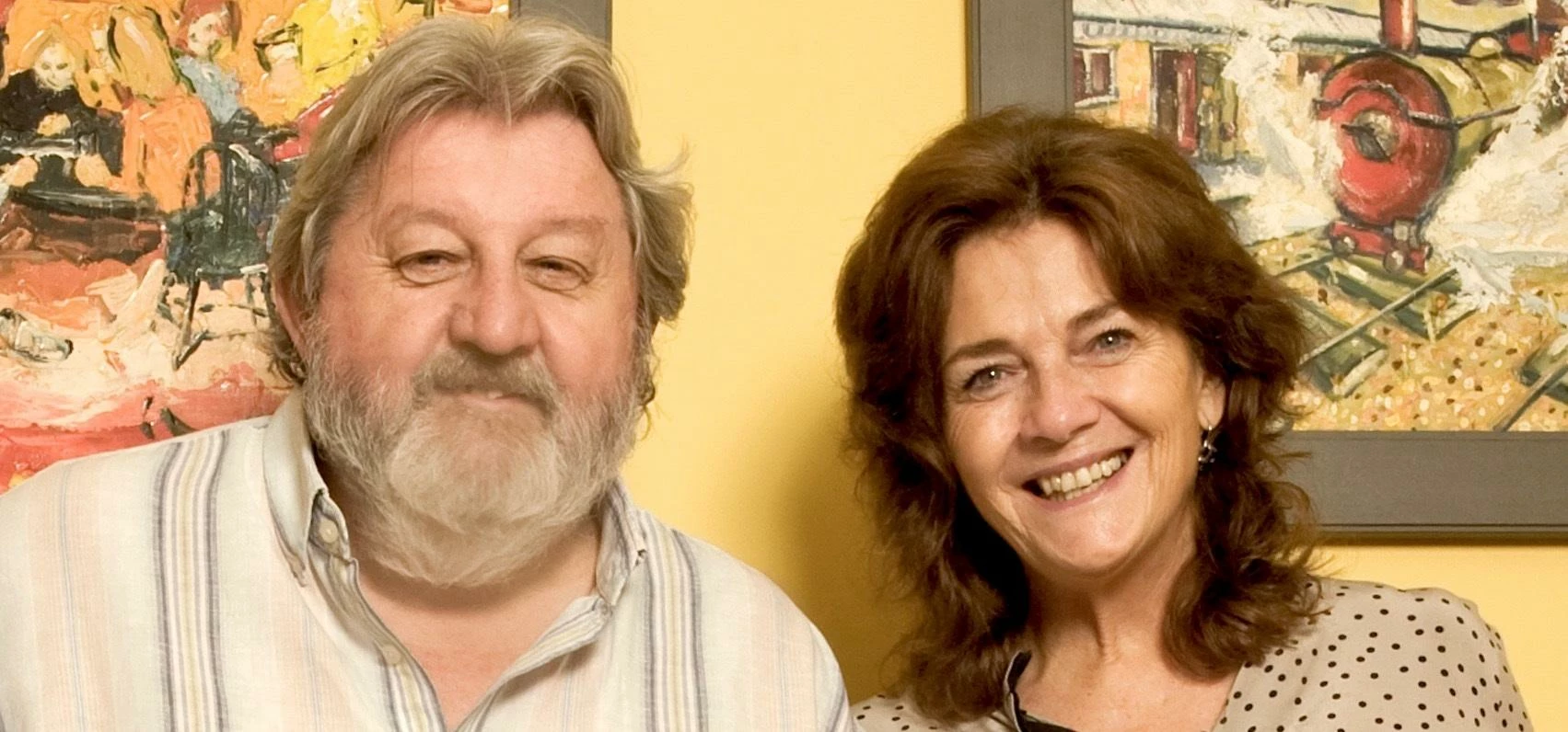 Pauline Gill with her husband Keith Gill.