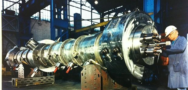 An LDPE pressure vessel manufactured at Sheffield Forgemasters