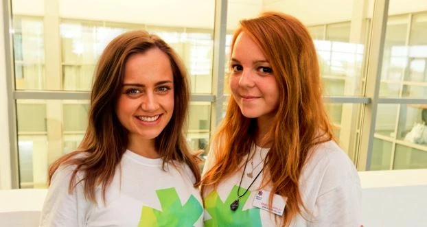 World Merit winners Robyn Dooley and Rebecca Feeley