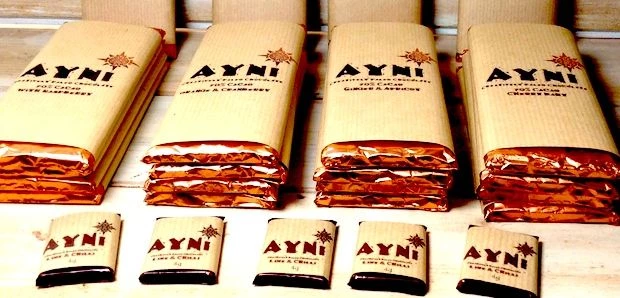 Pru Would's Ayni chocolate