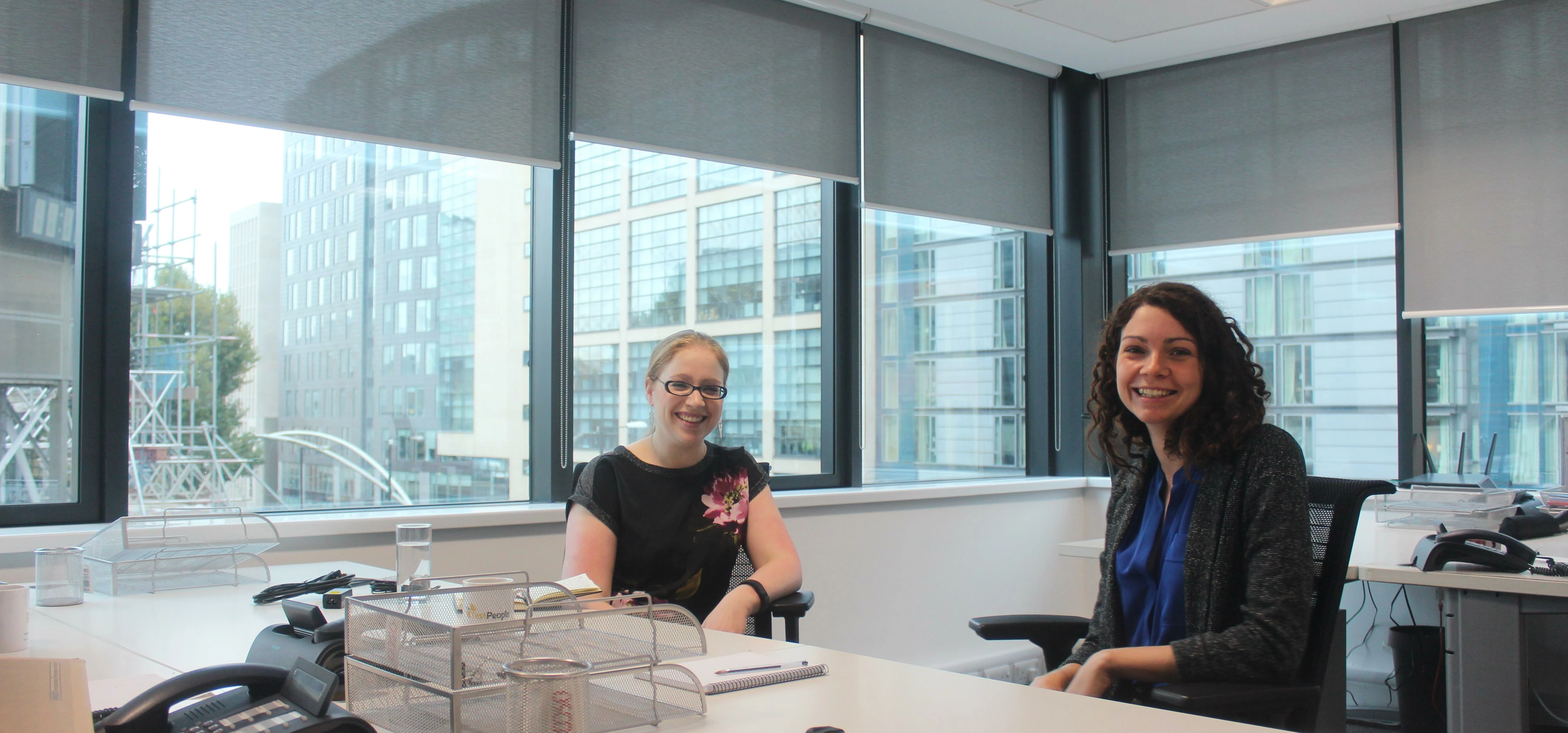 New business development manager, Liz Manning, and RSC intern, Amy Bishop