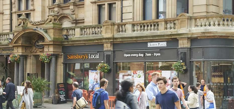 Sainsbury’s new Local store on Albion Street. 