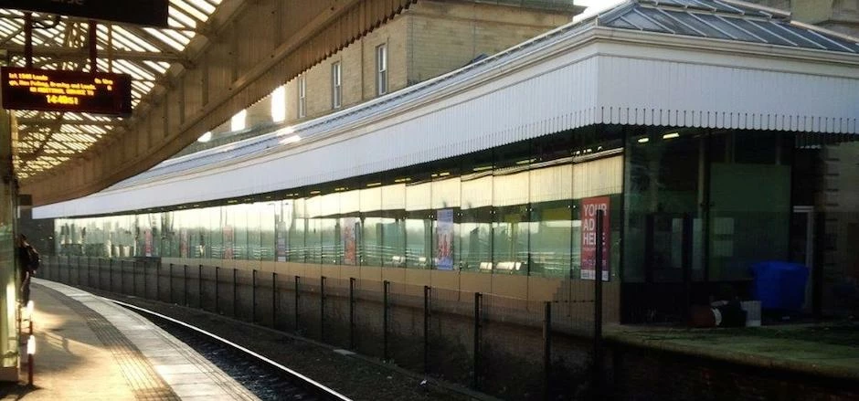 Halifax railway station.