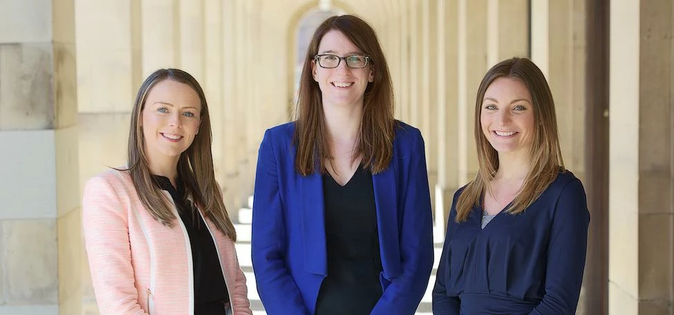 L-R: Bernadette McQuillan, Rebecca Harper and Jessica Haigh of CBRE