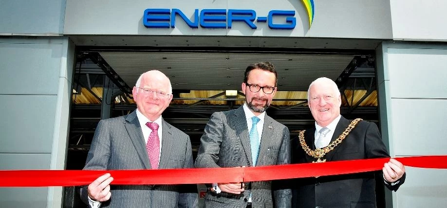 Pictured (l-r) are Tim Scott, Chairman of ENER-G and Honorary Consul of Mexico North of England; Amb