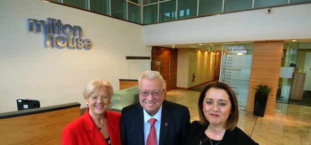 Westfield Health’s Chief Executive Jill Davies, Chairman Graham Moore and Julie Gill, Executive Dire