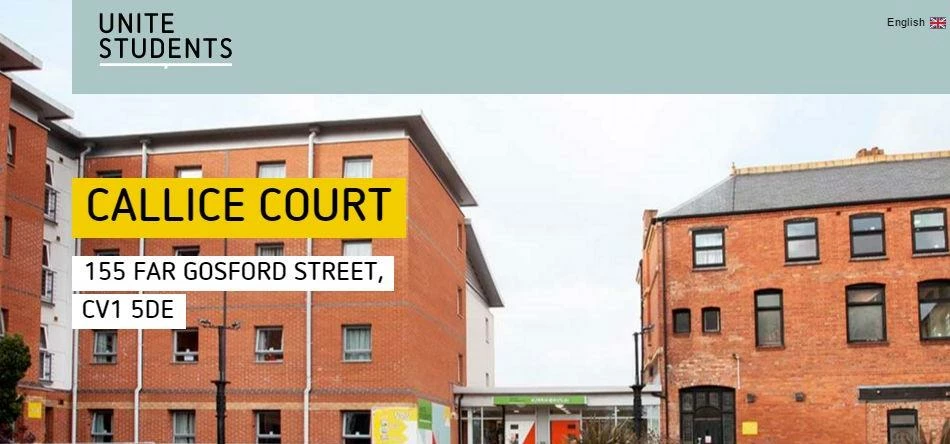 Situated in the heart of Coventry University, Callice Court is operated by Unite Students