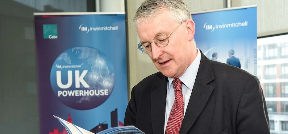 Hilary Benn MP at Irwin Mitchell's UK Powerhouse debate.