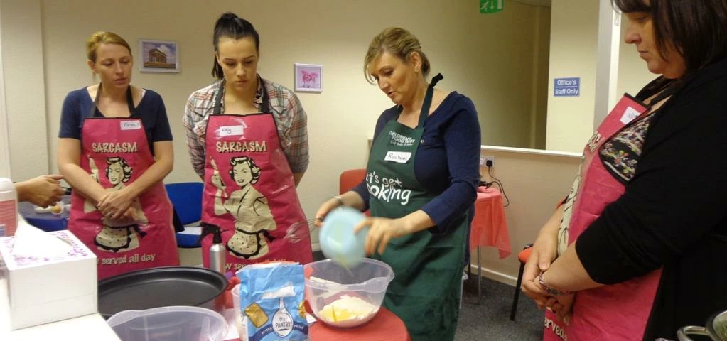 Billingham Foodbank's healthy cooking course