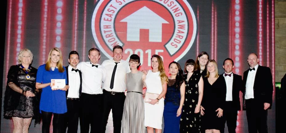 The Walton Robinson team at the North East Student Housing Awards 2015
