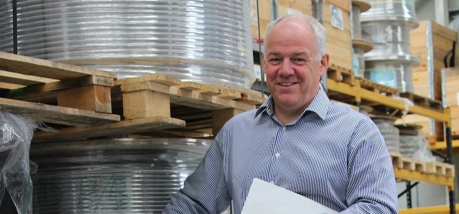 Simon Cooper, Managing Director of Xtraflex Ltd.