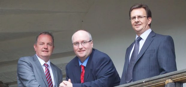 Left to right: Sean Anderson, Jonathan Selwood-Hogg and David Gardner