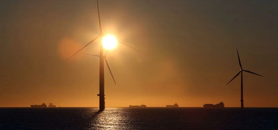 Early Morning at Teesside Wind Farm, Redcar