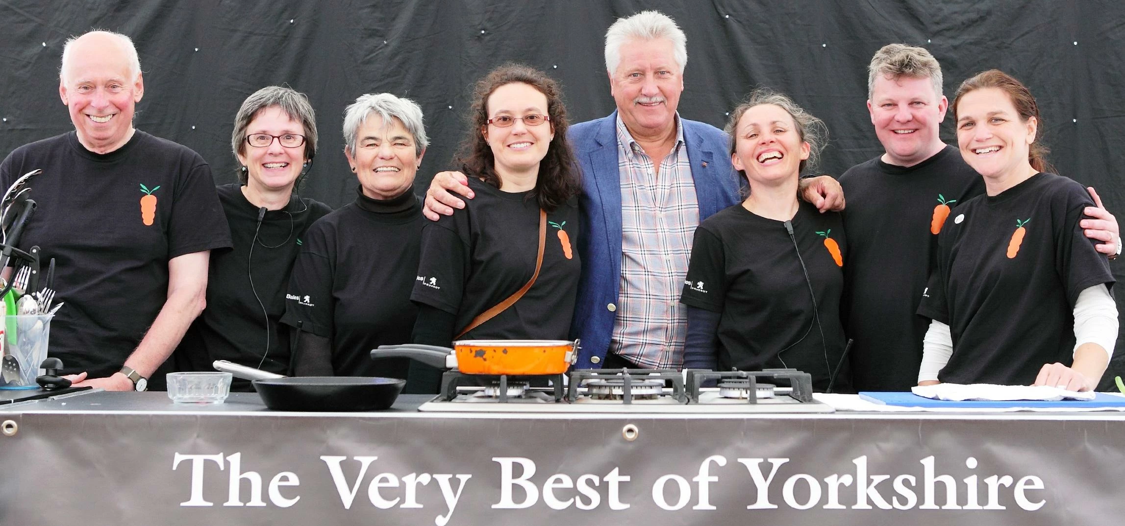 Homegrown Food Festival team with Brian Turner