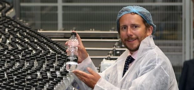 James Cain, managing director of Harrogate Water Brands