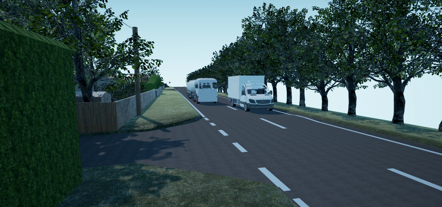 Spearhead's virtual recreation of a road traffic collision used in a court case.