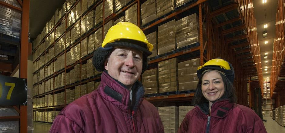 Marcus Boardall, deputy chief executive of Reed Boardall, and finance director Sarah Roberts.