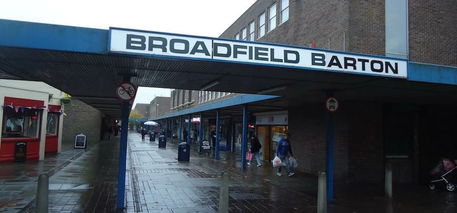 Broadfield Barton is set to undergo major regeneration. Photo Stacey Harris/Geograph