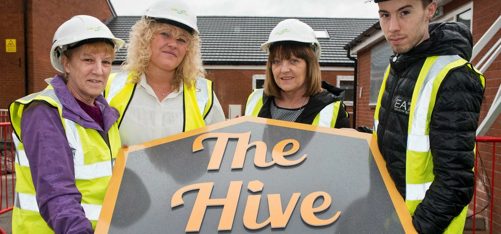 Linda Davies (Harry Davies’ widow), Rachel Connelly (Supported Housing Service Manager at Salix Home