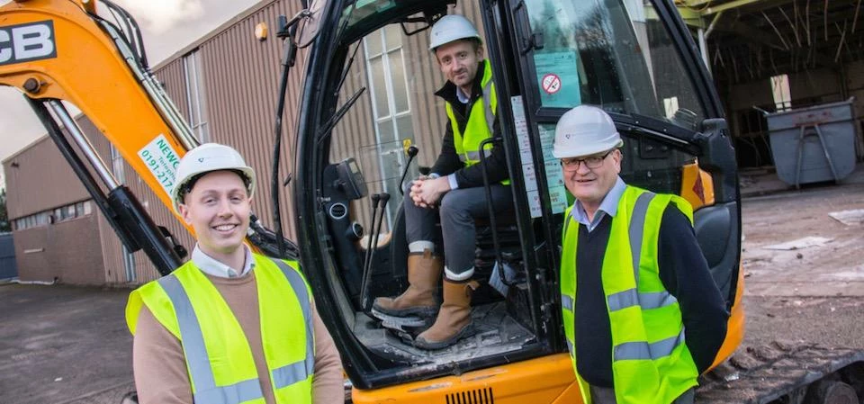  Tri Construction directors Jack Bruce, Graham Urwin and Keith Wigham