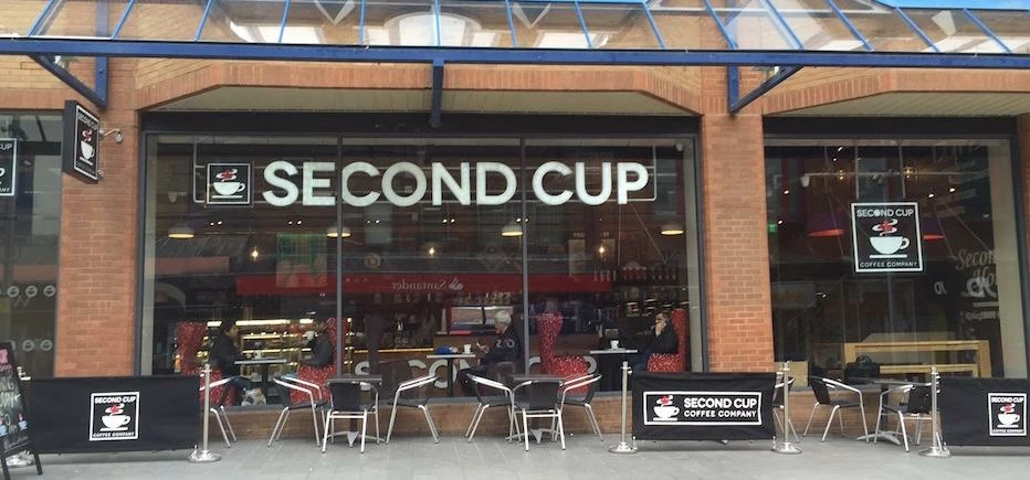  Second Cup’s café at Harrow’s St. Ann’s Shopping Centre.