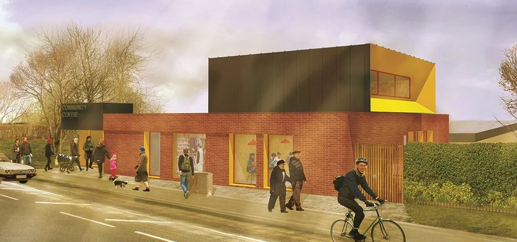 A CGI showing how the New Wortley Community Centre will look
